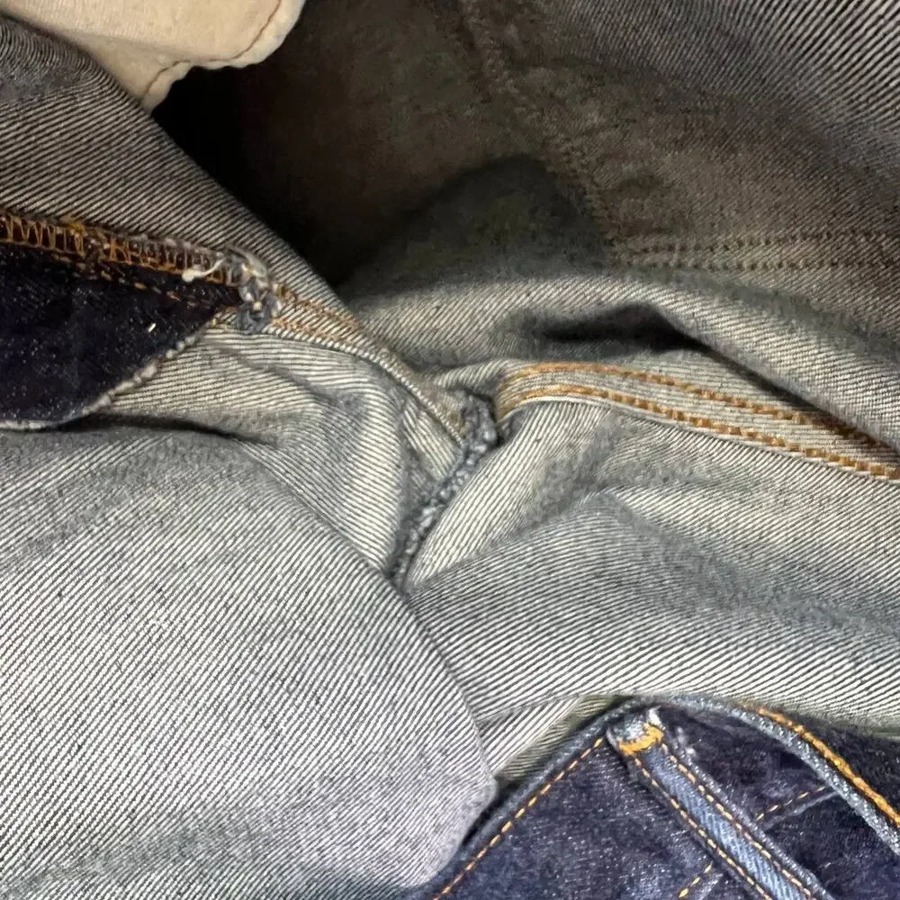 Levi's 517 Men's Bootcut Jeans Size W38 L30 Dark Denim Wash - Picture 7 of 12